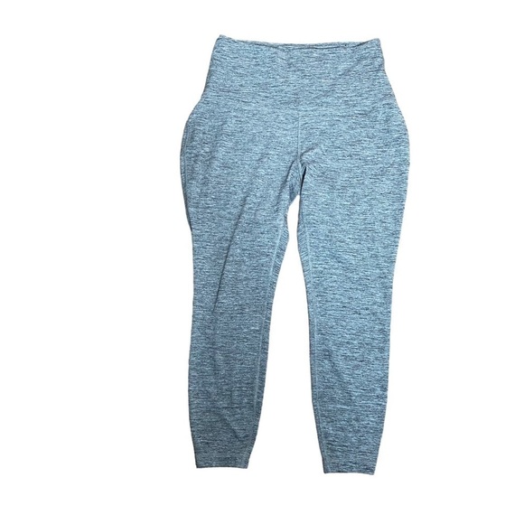 Zelos Gray Heathered Athletic Leggings - Picture 1 of 5